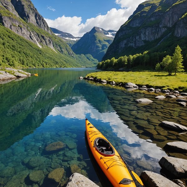 Quels sont les critères pour choisir une location de vacances en Norvège avec des randonnées en kayak et des ateliers de survie en nature?