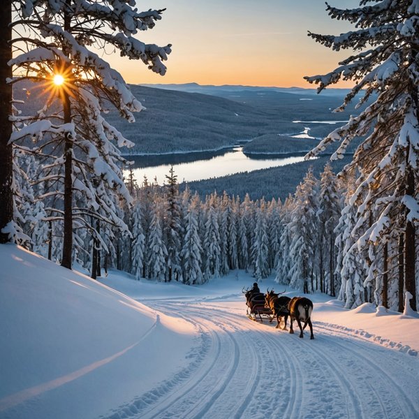 Quels sont les conseils pour choisir une location de vacances en Laponie avec des excursions en traîneau à rennes?