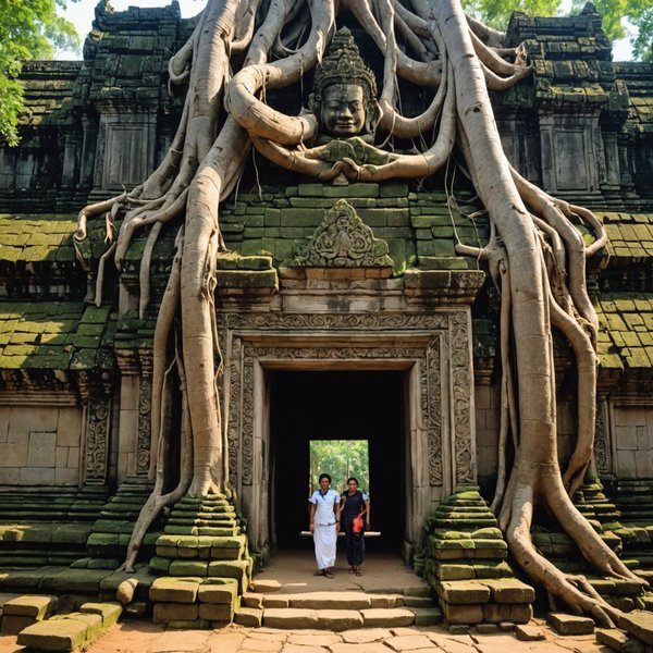 Comment organiser une visite des temples de l'ancienne civilisation Khmer au Cambodge?